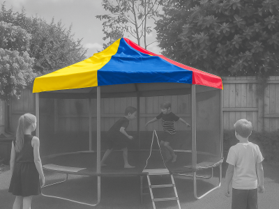 Trampolin Sonnenschutz 2.5m