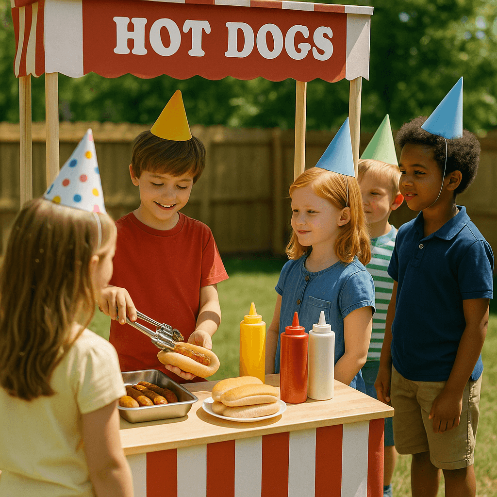 compressed_Hotdog-Stand Kindergeburtstag